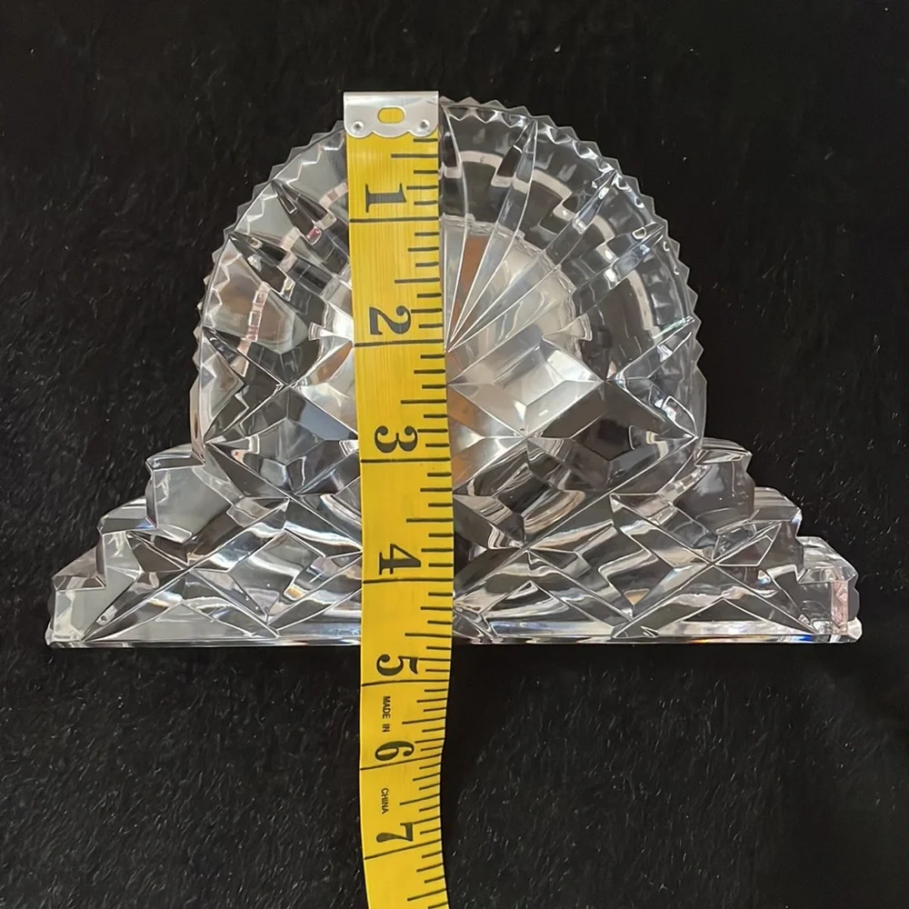CCO PRICE 🔥🔥 NEW WATERFORD Crystal Mantle Desktop Clock - Picture 7 of 8